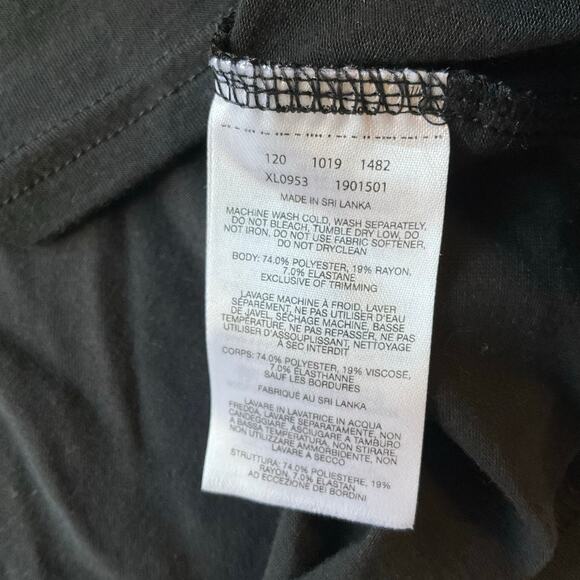 Columbia Women Dress size S sleeveless Knee Length Stretchy Solid Black - Picture 8 of 10